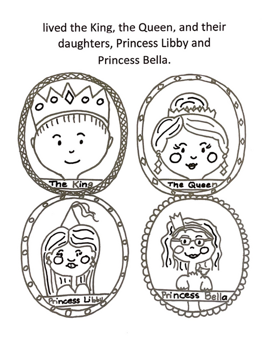 Bespeckled Princess Coloring Book